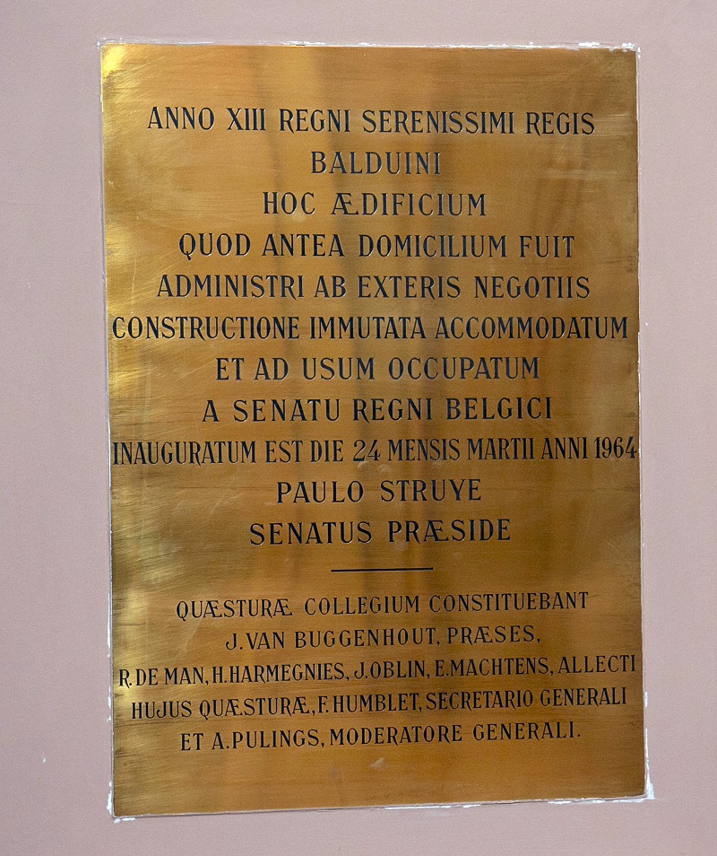 inauguration plaque commmorative